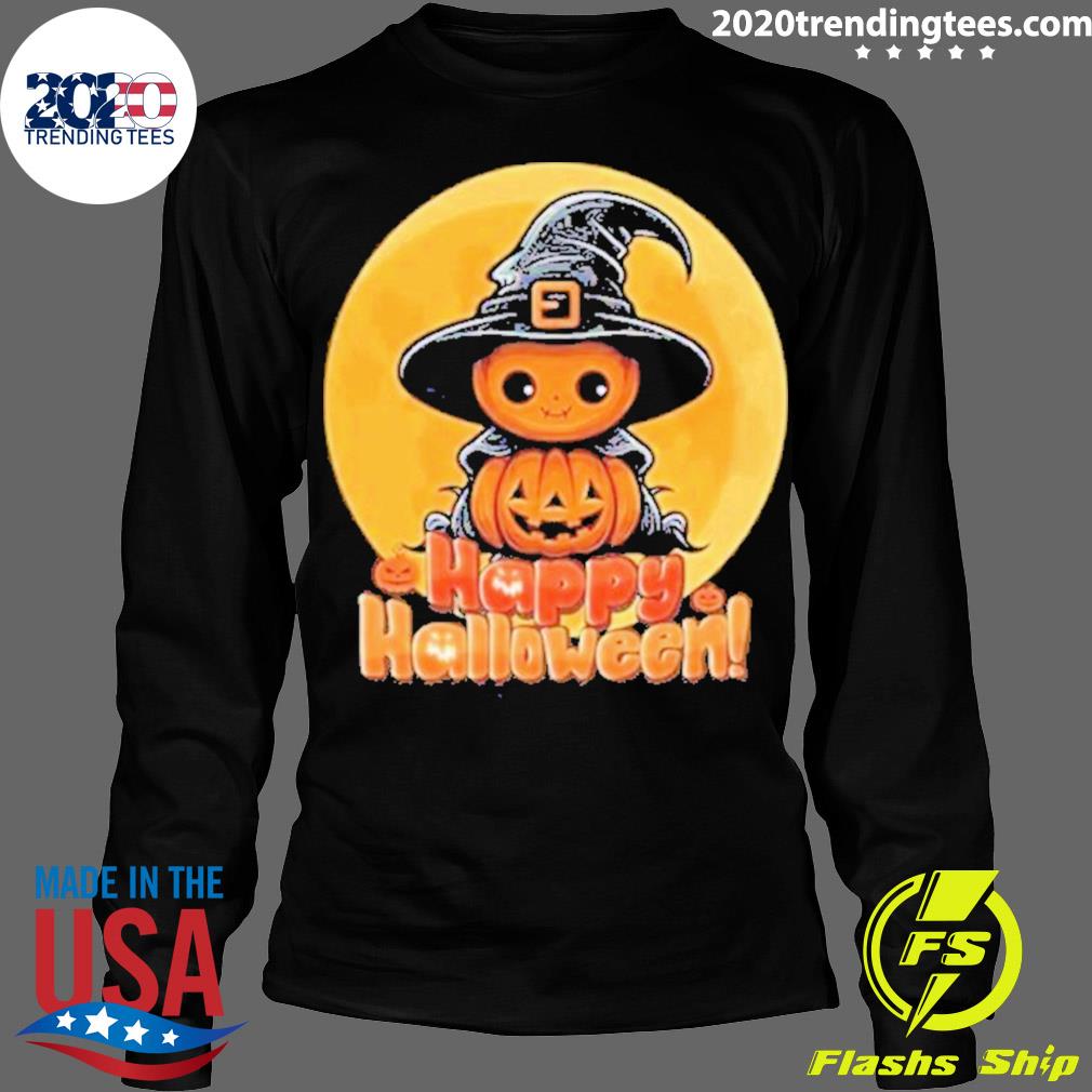 Official pumpkin Witch Happy Halloween - Adult & Kids T-Shirts, Sweatshirts & Hoodies apparel design preview 4