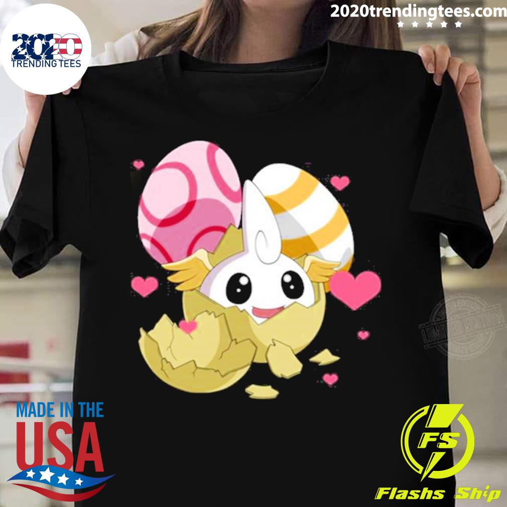 Official puttimon Eggs Design Digimon - Adult & Kids T-Shirts, Sweatshirts & Hoodies apparel design preview 1