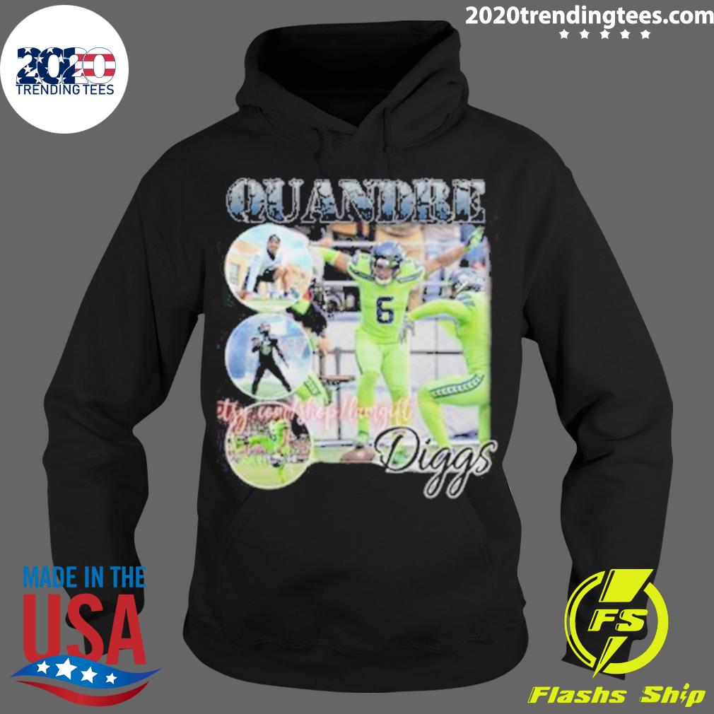 Official quandre Diggs 90s - Adult & Kids T-Shirts, Sweatshirts & Hoodies apparel design preview 2