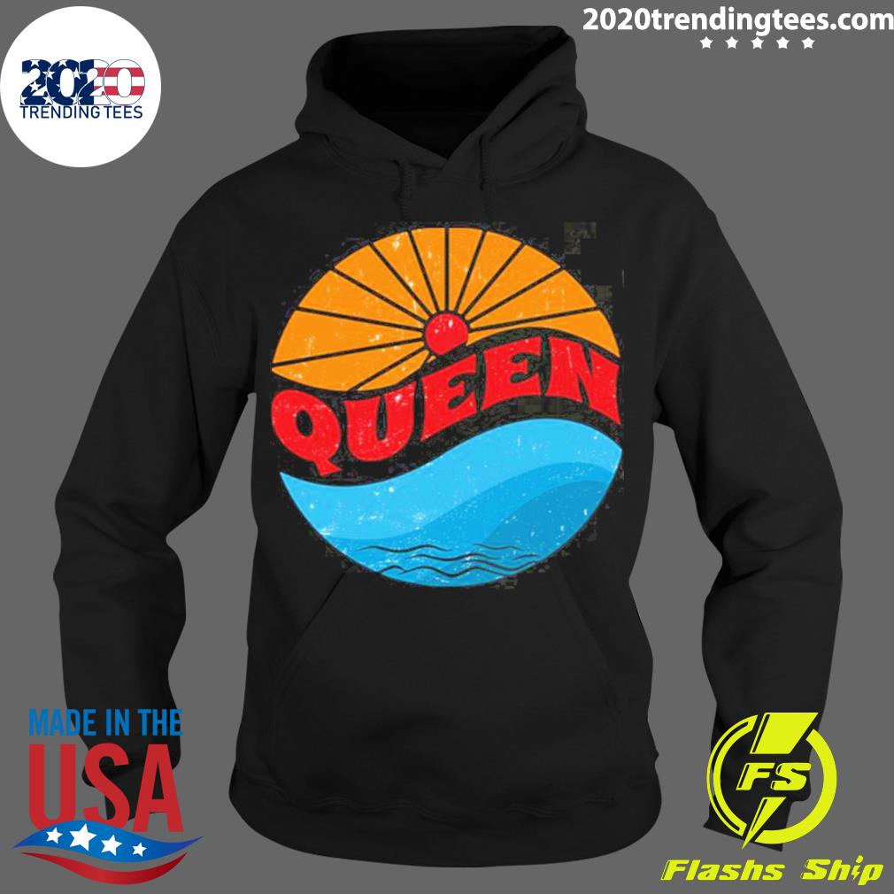 Official queen Vintage Sun 70s 80s 90s - Adult & Kids T-Shirts, Sweatshirts & Hoodies apparel design preview 2