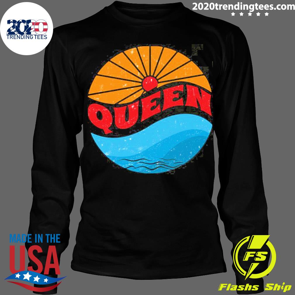 Official queen Vintage Sun 70s 80s 90s - Adult & Kids T-Shirts, Sweatshirts & Hoodies apparel design preview 4