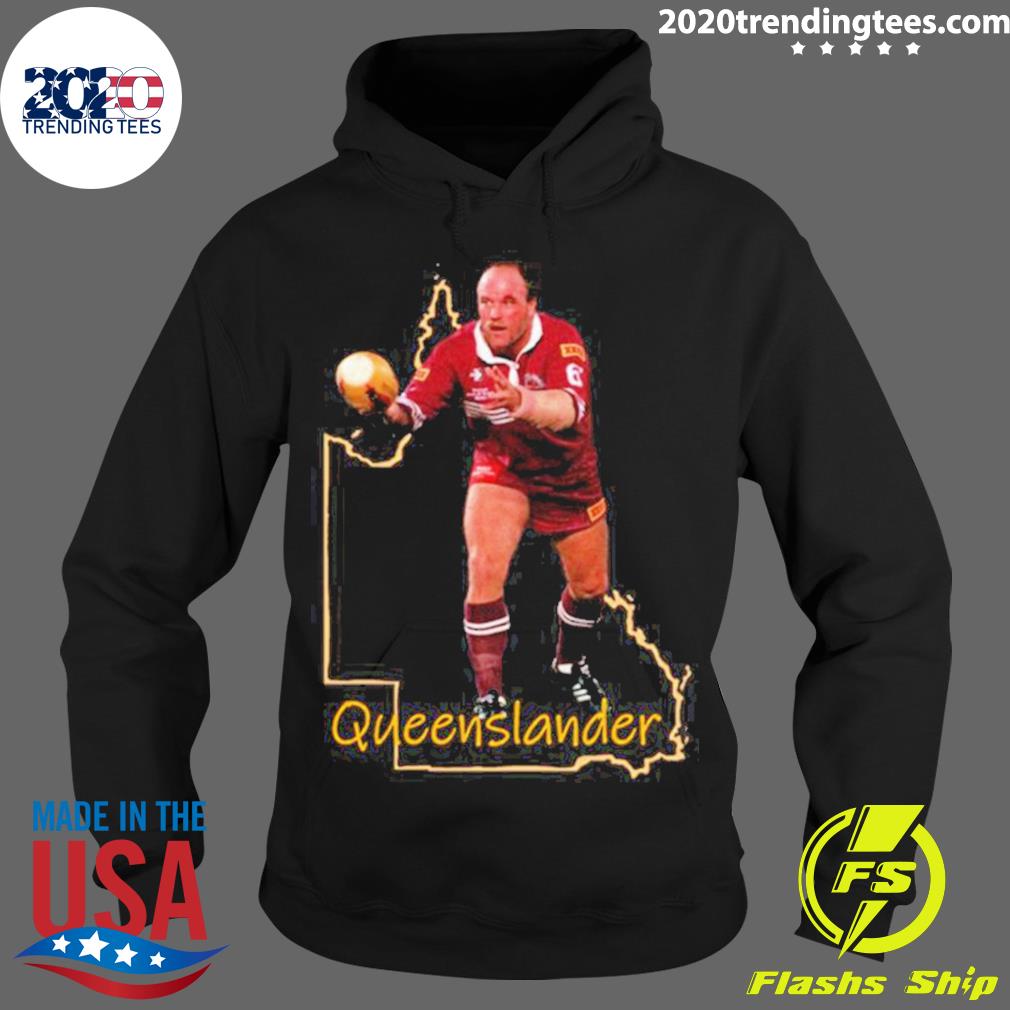 Official queenslander Rugby Player - Adult & Kids T-Shirts, Sweatshirts & Hoodies apparel design preview 2