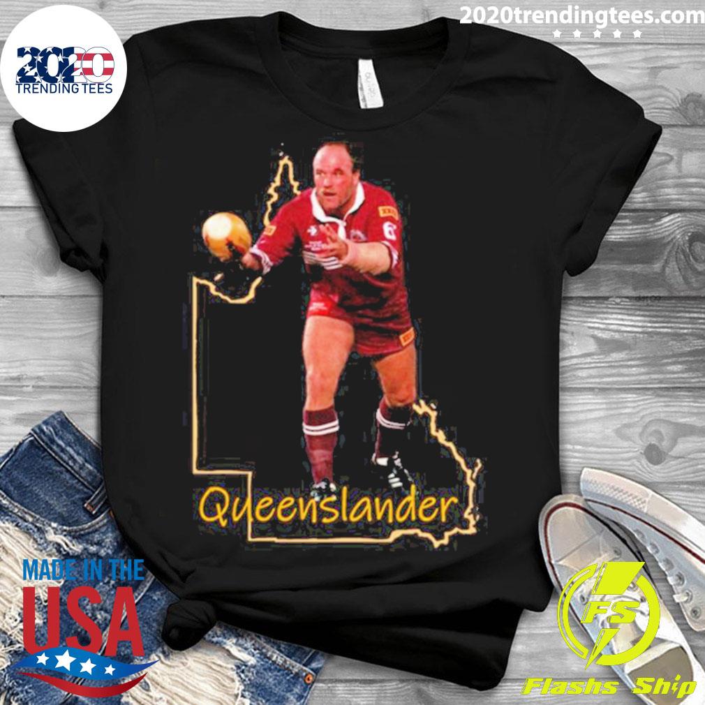 Official queenslander Rugby Player - Adult & Kids T-Shirts, Sweatshirts & Hoodies apparel design preview 3