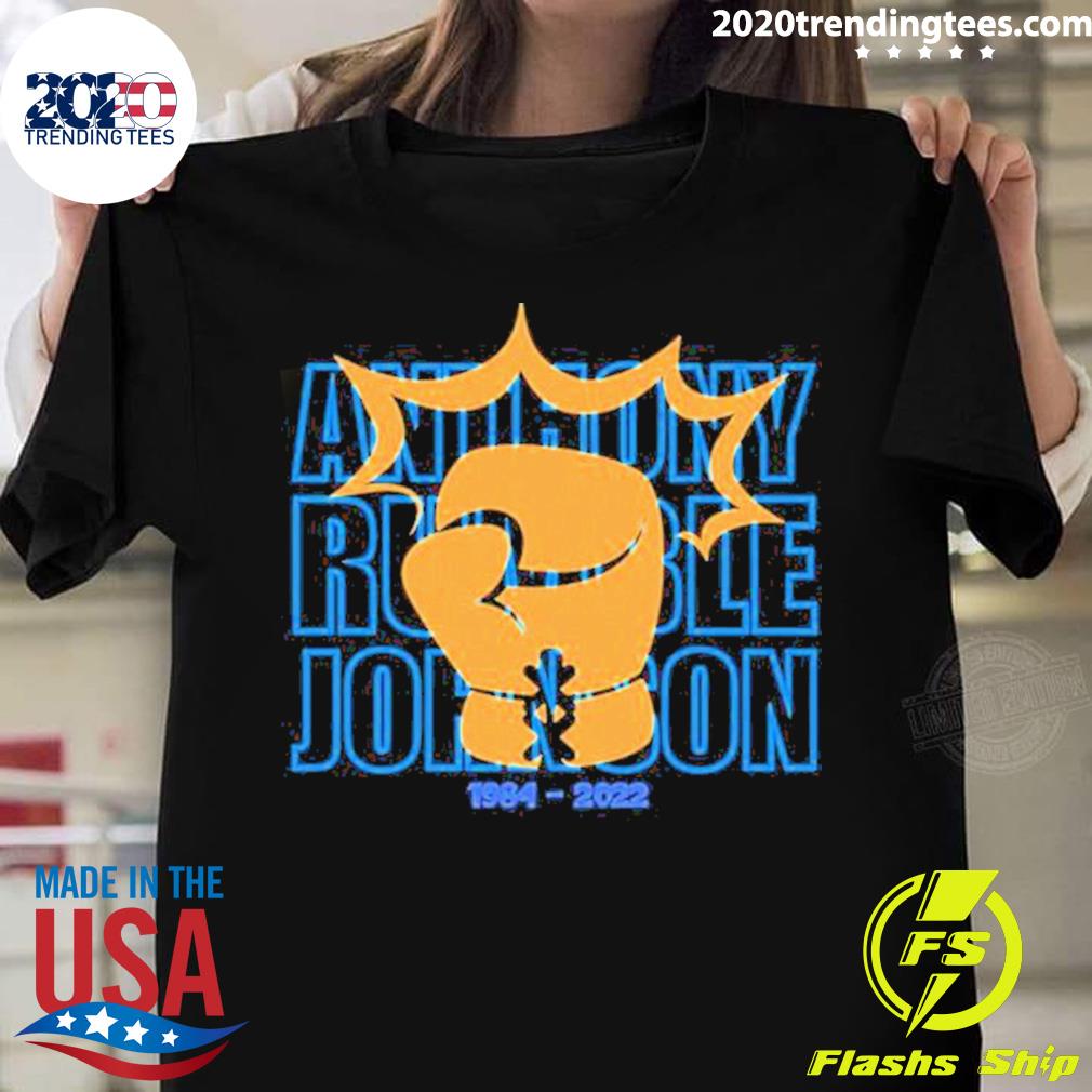 Official r.I.P Anthony Rumble Johnson 1984-2022 - Adult & Kids T-Shirts, Sweatshirts & Hoodies apparel design preview 1