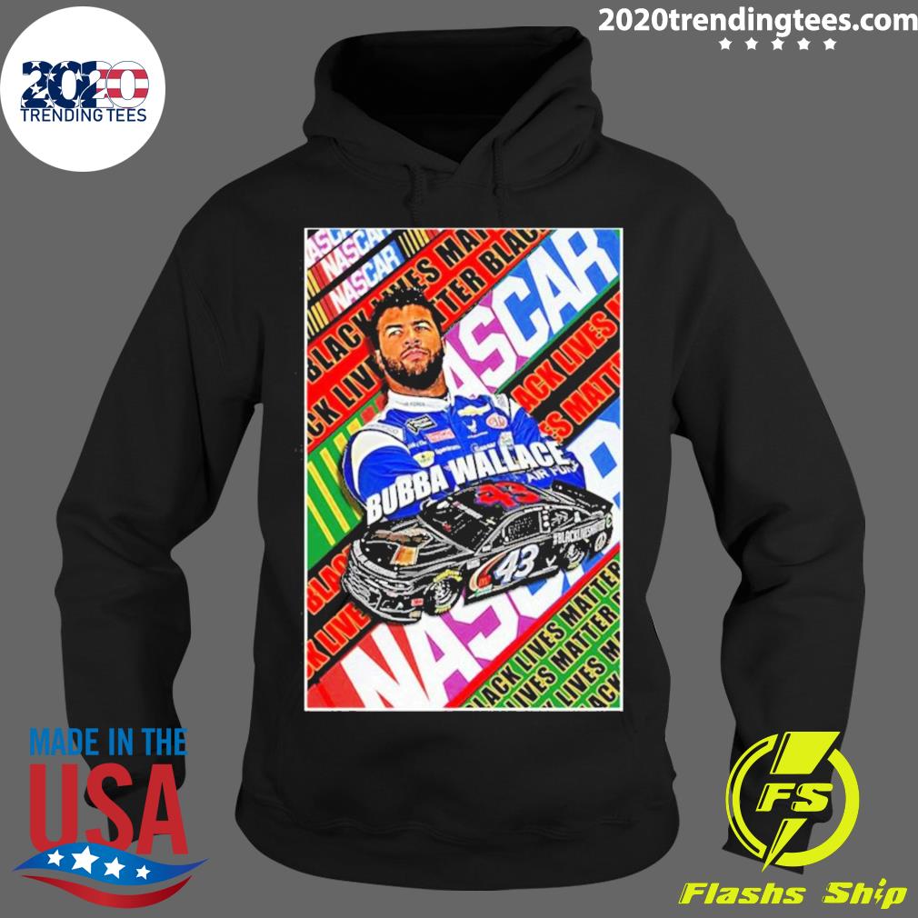Official racer Bubba Wallace Graphic - Adult & Kids T-Shirts, Sweatshirts & Hoodies apparel design preview 2