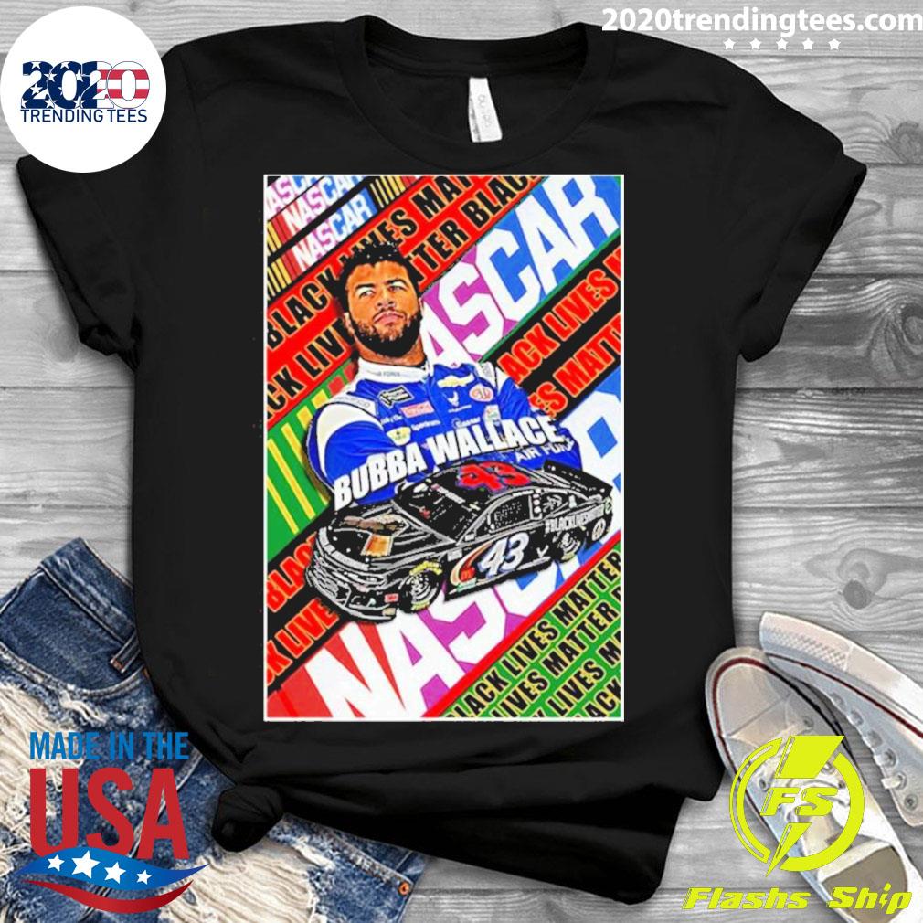 Official racer Bubba Wallace Graphic - Adult & Kids T-Shirts, Sweatshirts & Hoodies apparel design preview 3