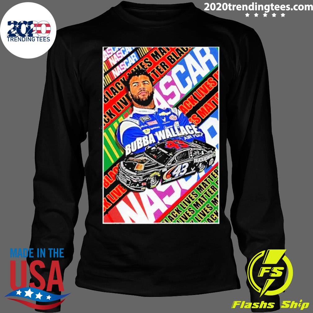 Official racer Bubba Wallace Graphic - Adult & Kids T-Shirts, Sweatshirts & Hoodies apparel design preview 4