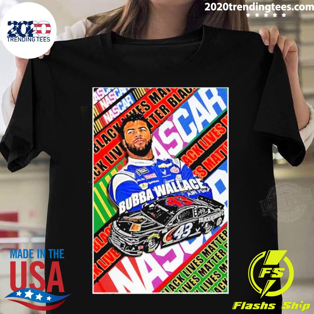 Official racer Bubba Wallace Graphic - Adult & Kids T-Shirts, Sweatshirts & Hoodies apparel design preview 1
