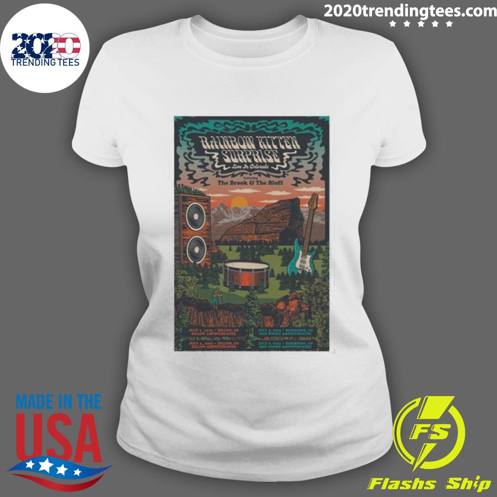 Official rainbow Kitten Surprise 2023 Live In - Adult & Kids T-Shirts, Sweatshirts & Hoodies apparel design preview 3