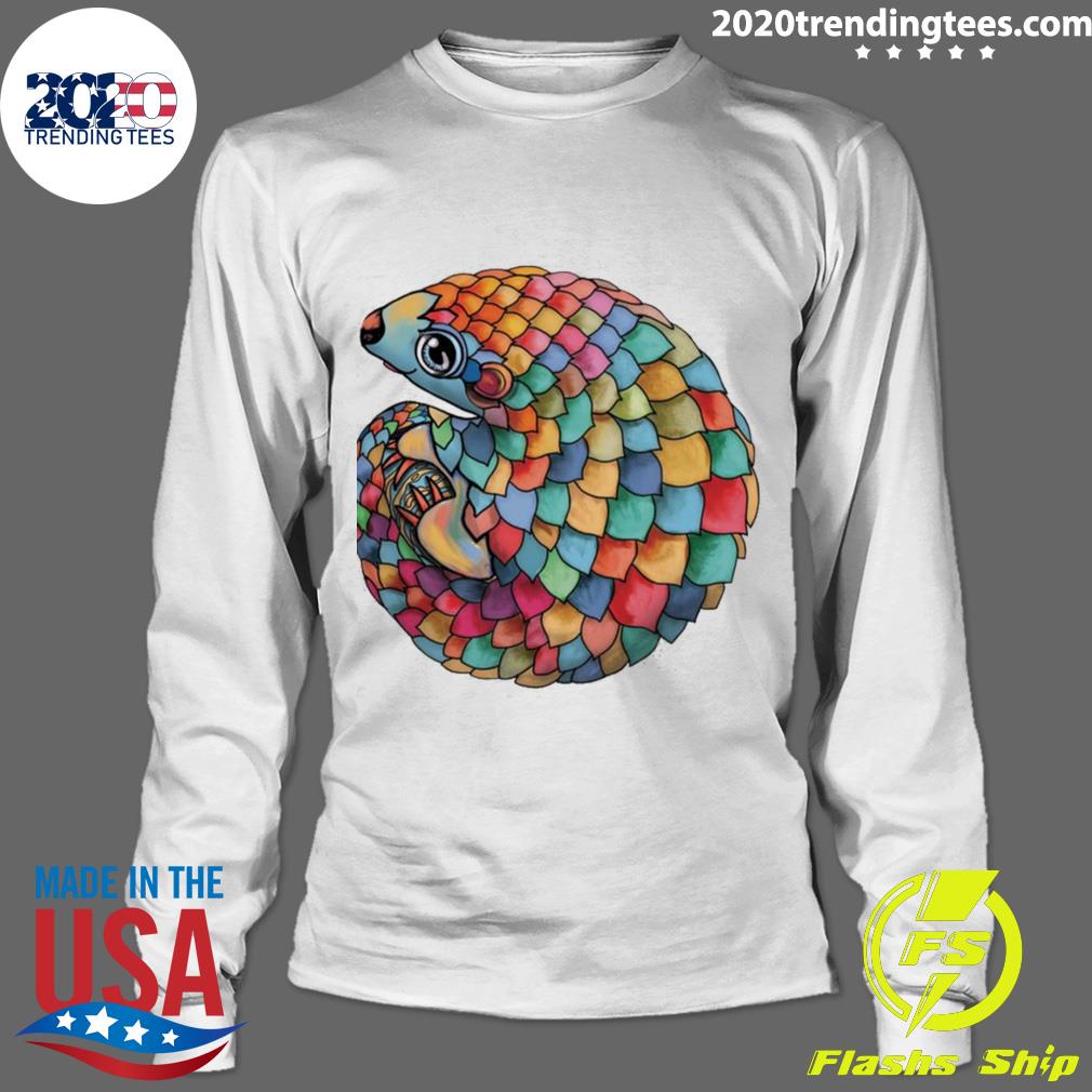 Official rainbow Pangolin - Adult & Kids T-Shirts, Sweatshirts & Hoodies apparel design preview 4