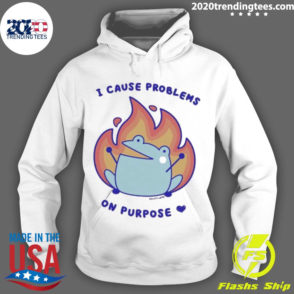 Official rainylune I Cause Problems On Purpose - Adult & Kids T-Shirts, Sweatshirts & Hoodies apparel design preview 2