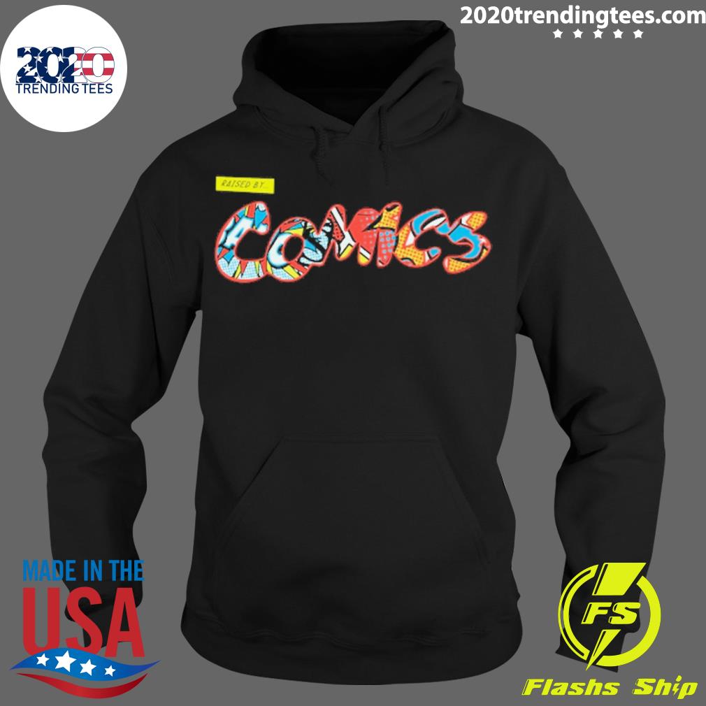 Official raised By Comics - Adult & Kids T-Shirts, Sweatshirts & Hoodies apparel design preview 2