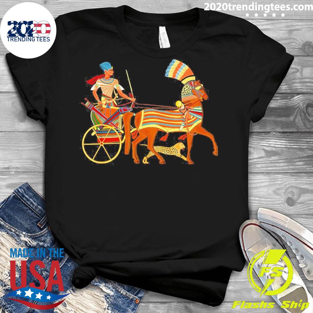 Official Ramesses Ii On An Egyptian Chariot - Adult & Kids T-Shirts, Sweatshirts & Hoodies apparel design preview 3