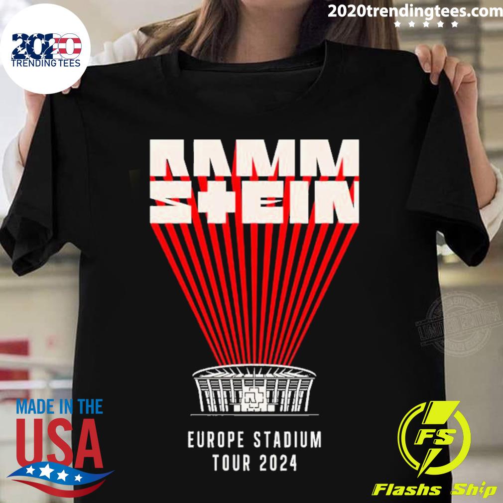 Official rammstein Europe Stadium 2024 Poster - Adult & Kids T-Shirts, Sweatshirts & Hoodies apparel design preview 1