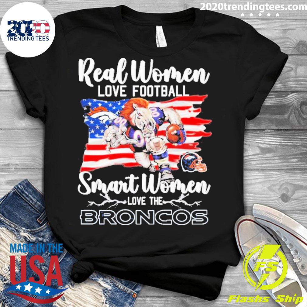 Official real Women Love Football Smart The Denver - Adult & Kids T-Shirts, Sweatshirts & Hoodies apparel design preview 3