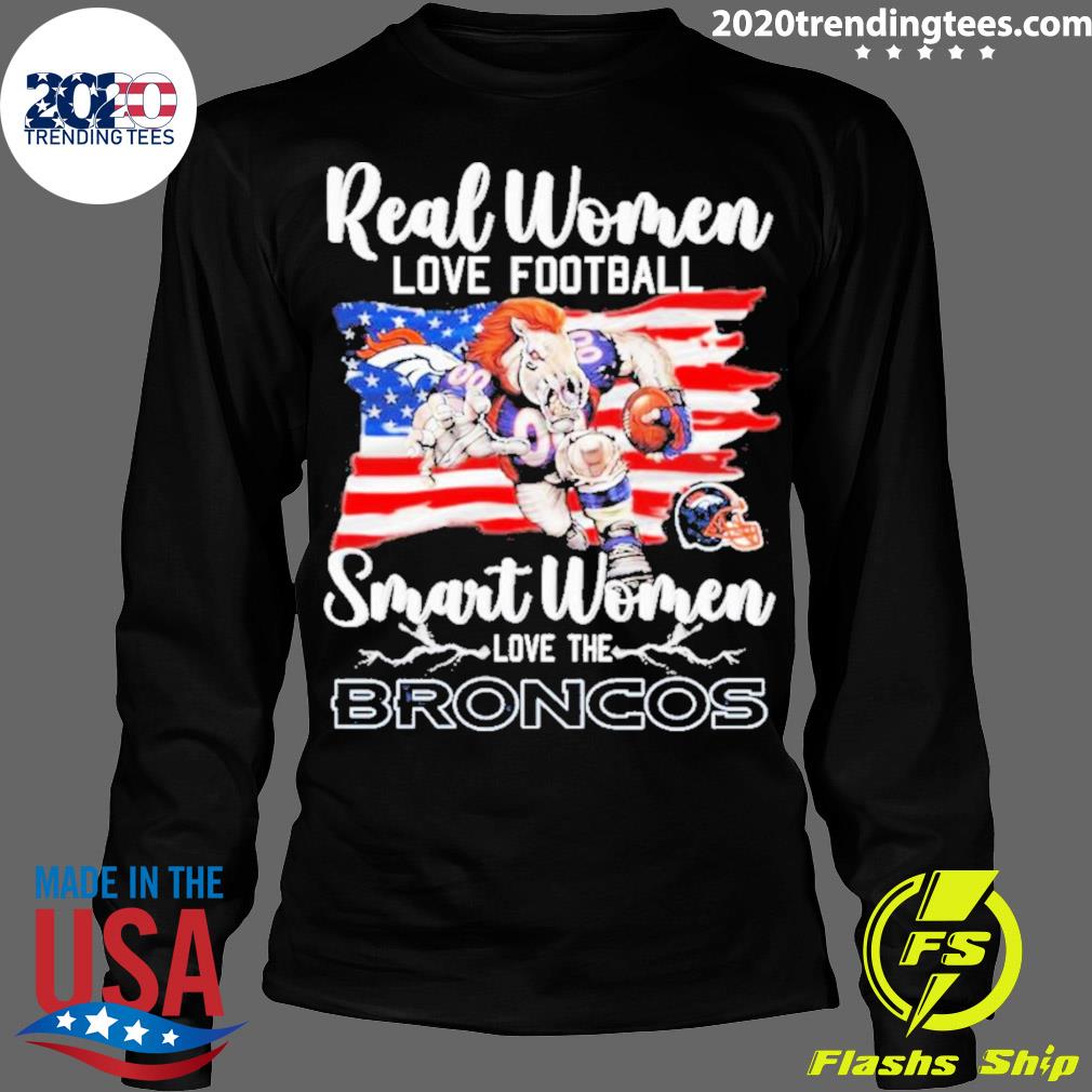 Official real Women Love Football Smart The Denver - Adult & Kids T-Shirts, Sweatshirts & Hoodies apparel design preview 4