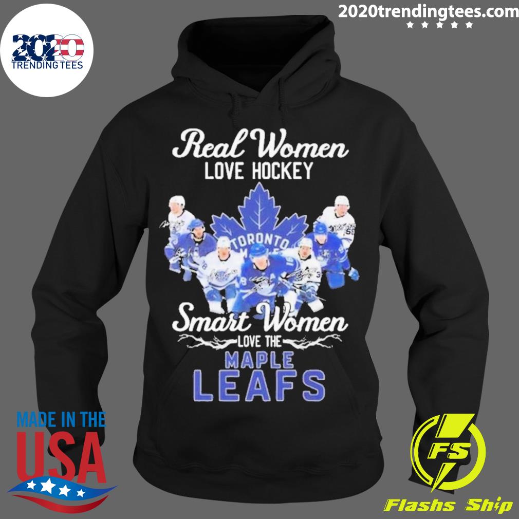 Official real Women Love Hockey Smart The Toronto - Adult & Kids T-Shirts, Sweatshirts & Hoodies apparel design preview 2