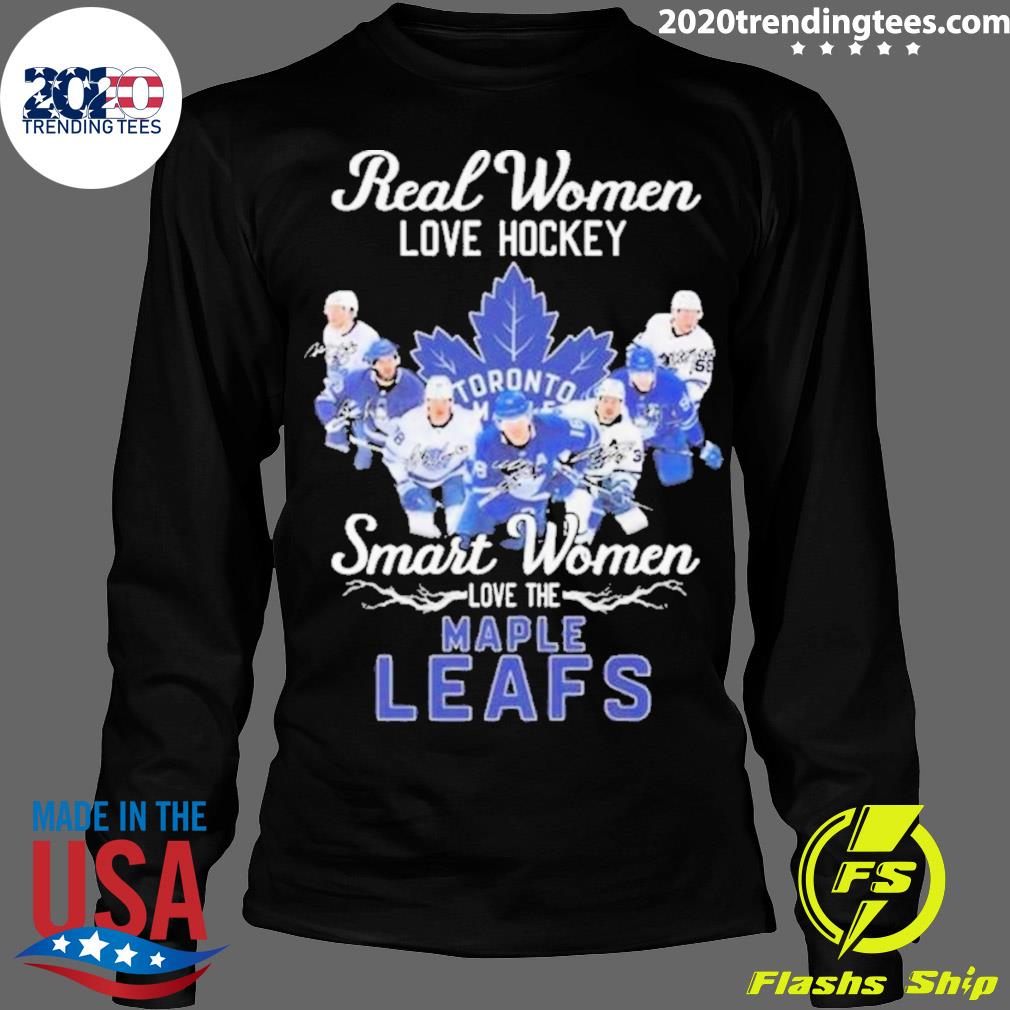 Official real Women Love Hockey Smart The Toronto - Adult & Kids T-Shirts, Sweatshirts & Hoodies apparel design preview 4