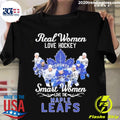 Official real Women Love Hockey Smart The Toronto - Adult & Kids T-Shirts, Sweatshirts & Hoodies apparel design preview 1