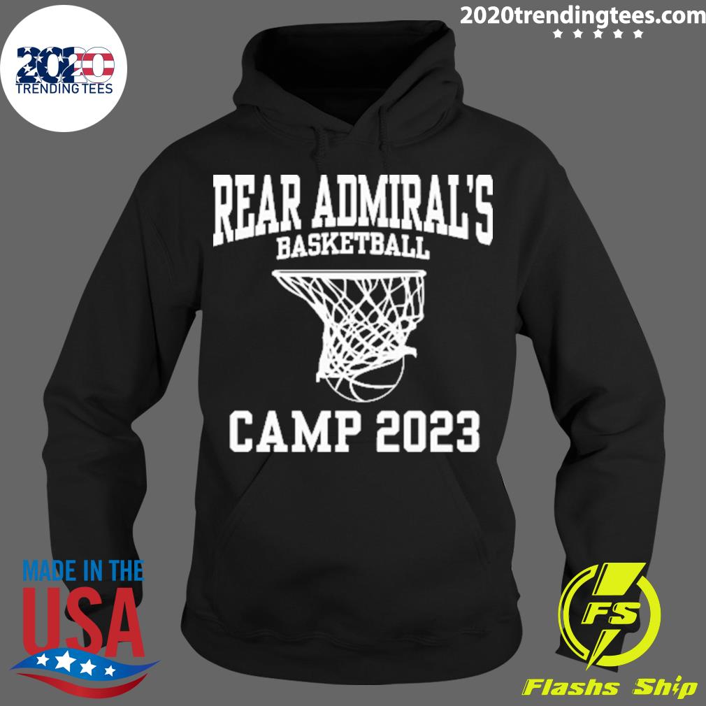 Official rear Admiral's Basketball Camp 2023 - Adult & Kids T-Shirts, Sweatshirts & Hoodies apparel design preview 2