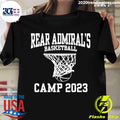 Official rear Admiral's Basketball Camp 2023 - Adult & Kids T-Shirts, Sweatshirts & Hoodies apparel design preview 1