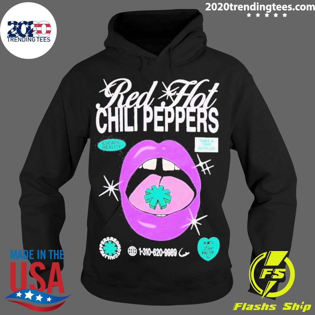 Official red Hot Chili Peppers Tour 2022 - Adult & Kids T-Shirts, Sweatshirts & Hoodies apparel design preview 2