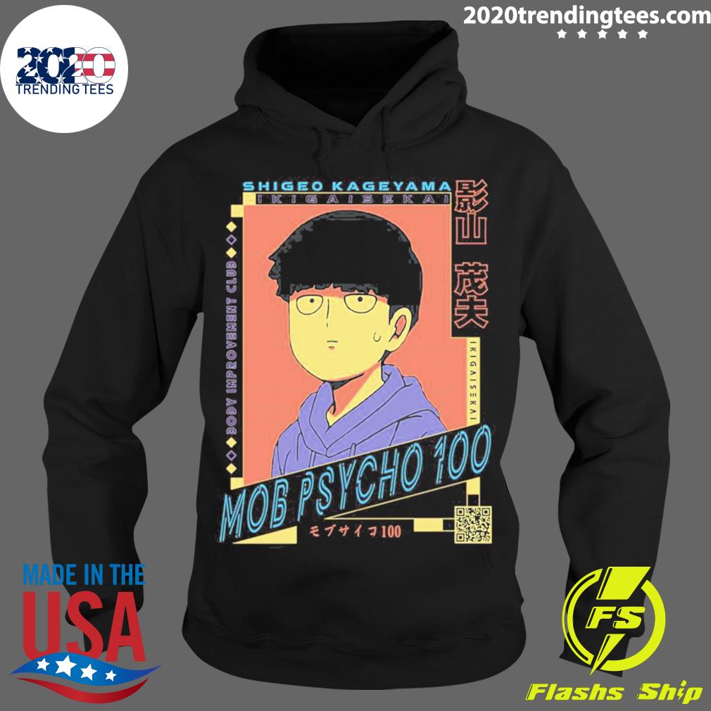 Official reigen Mob Psycho 100 - Adult & Kids T-Shirts, Sweatshirts & Hoodies apparel design preview 2