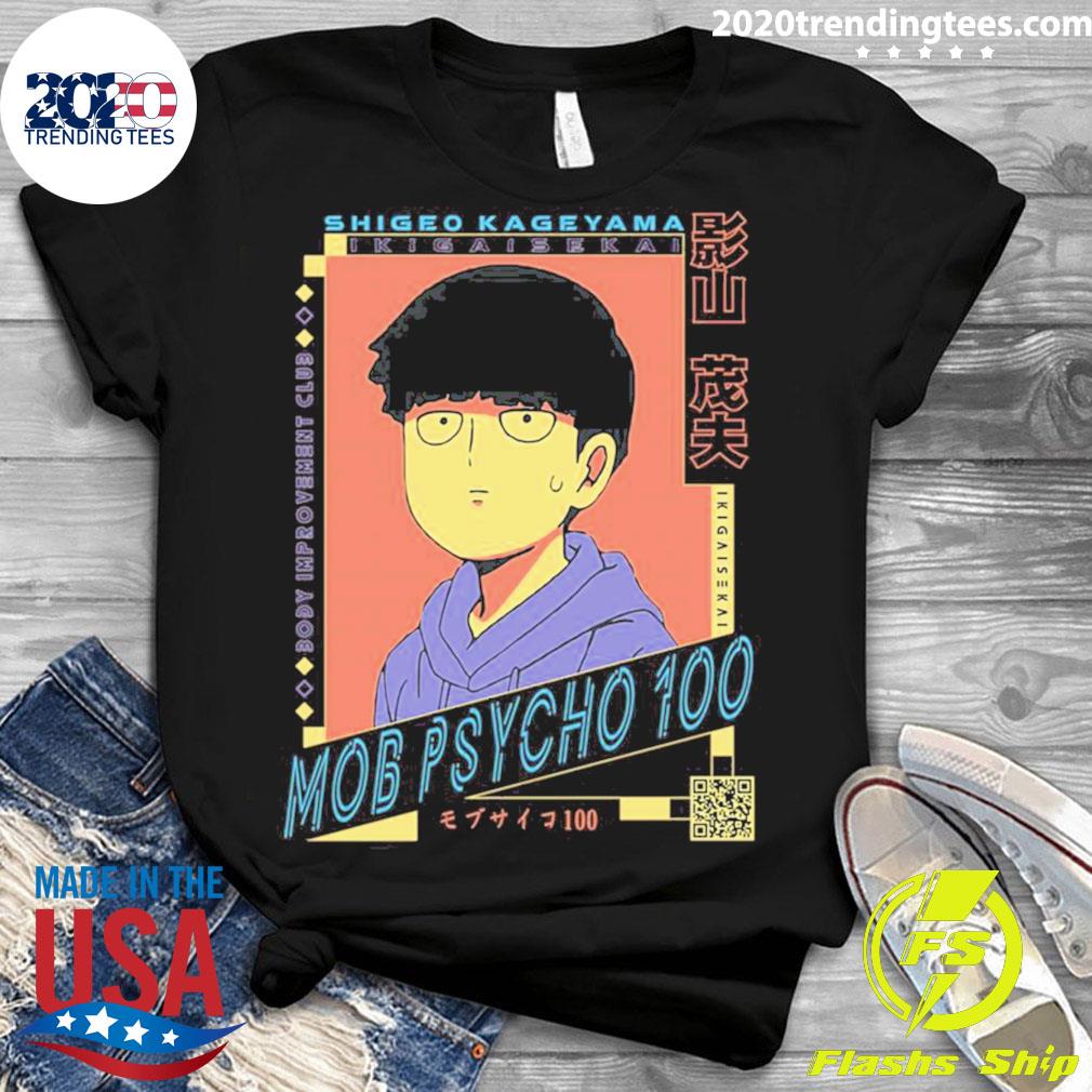 Official reigen Mob Psycho 100 - Adult & Kids T-Shirts, Sweatshirts & Hoodies apparel design preview 3