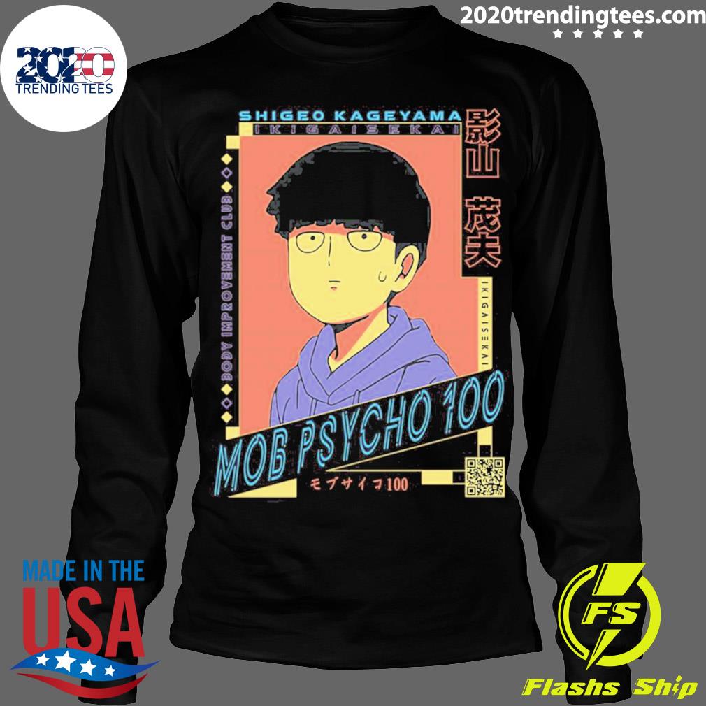 Official reigen Mob Psycho 100 - Adult & Kids T-Shirts, Sweatshirts & Hoodies apparel design preview 4