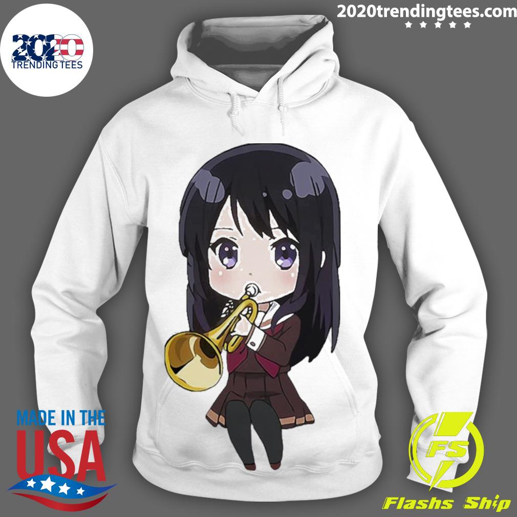Official reina Chibi Sound Euphonium Art - Adult & Kids T-Shirts, Sweatshirts & Hoodies apparel design preview 2
