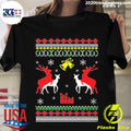 Official reindeer Humping Fuck Funny Ugly Christmas - Adult & Kids T-Shirts, Sweatshirts & Hoodies apparel design preview 1