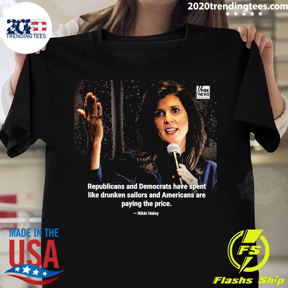 Official republicans and Democrats have spent like - Adult & Kids T-Shirts, Sweatshirts & Hoodies apparel design preview 1
