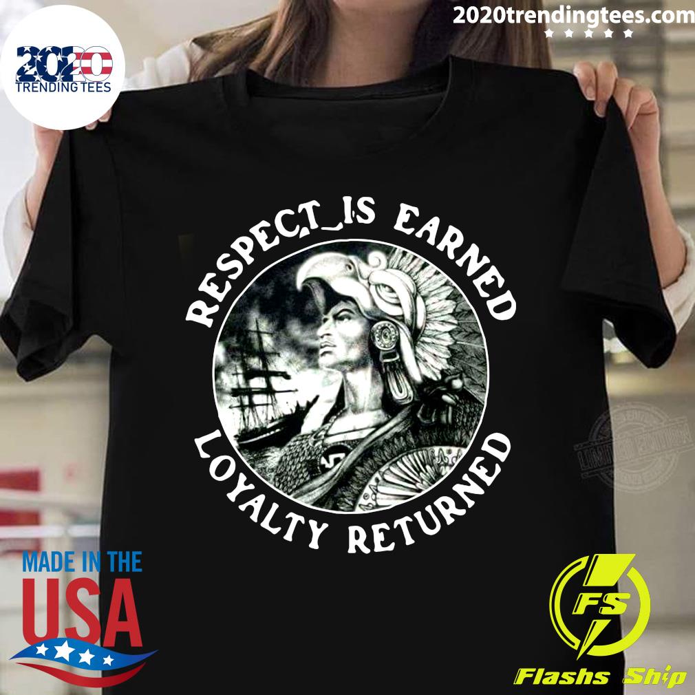 Official Respect Is Earned Loyalty Returned - Adult & Kids T-Shirts, Sweatshirts & Hoodies apparel design preview 1