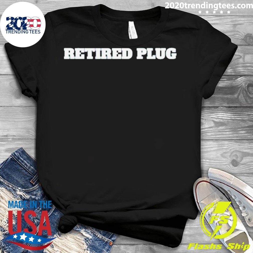 Official retired Plug - Adult & Kids T-Shirts, Sweatshirts & Hoodies apparel design preview 3