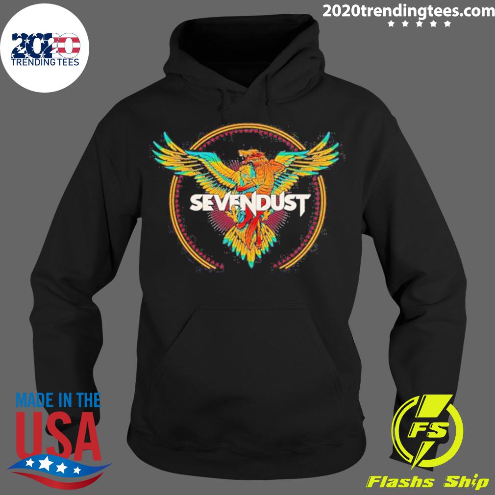 Official retro art eagle sevendust - Adult & Kids T-Shirts, Sweatshirts & Hoodies apparel design preview 2