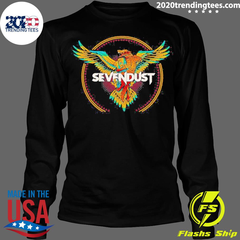 Official retro art eagle sevendust - Adult & Kids T-Shirts, Sweatshirts & Hoodies apparel design preview 4