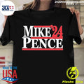 Official retro Mike Pence 2024 - Adult & Kids T-Shirts, Sweatshirts & Hoodies apparel design preview 1