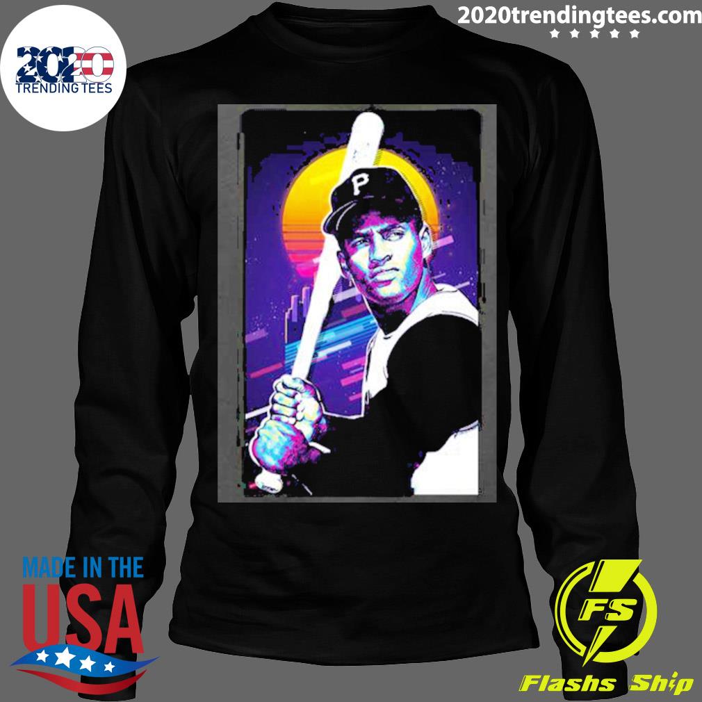 Official retro Roberto Clemente Baseball - Adult & Kids T-Shirts, Sweatshirts & Hoodies apparel design preview 4