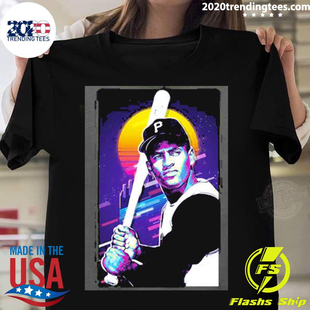 Official retro Roberto Clemente Baseball - Adult & Kids T-Shirts, Sweatshirts & Hoodies apparel design preview 1