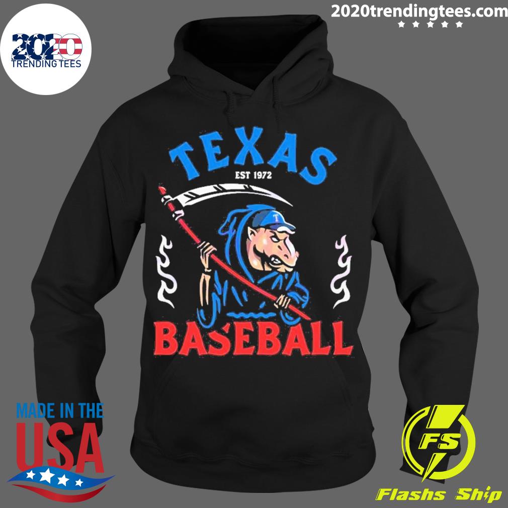 Official retro Texas Ranger Reaper Baseball - Adult & Kids T-Shirts, Sweatshirts & Hoodies apparel design preview 2