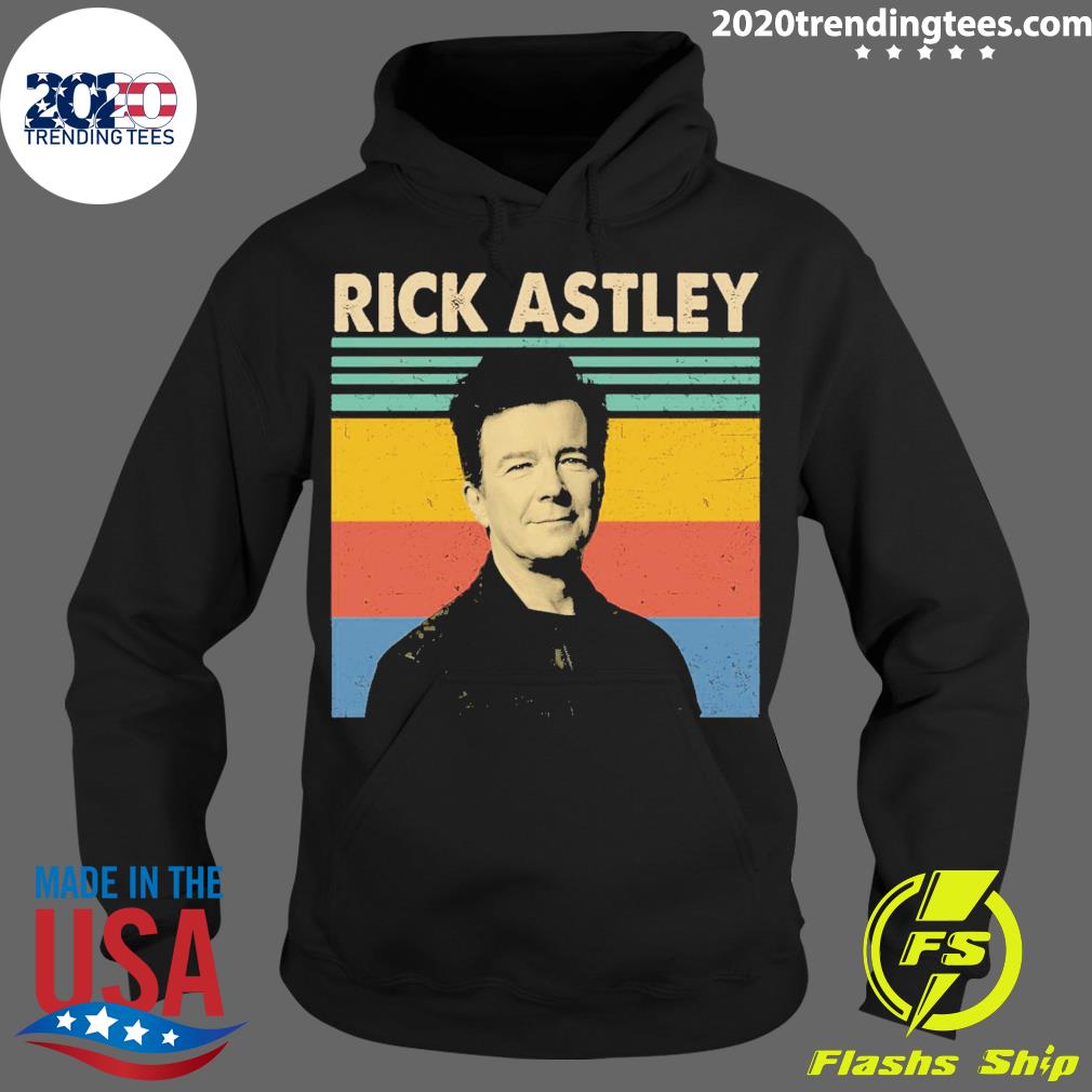Official rick Astley Music Retro Vintage - Adult & Kids T-Shirts, Sweatshirts & Hoodies apparel design preview 2