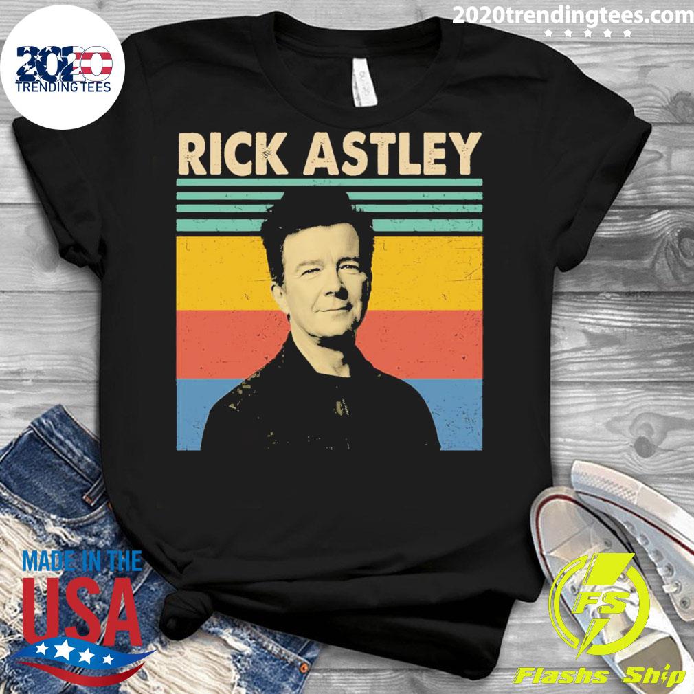 Official rick Astley Music Retro Vintage - Adult & Kids T-Shirts, Sweatshirts & Hoodies apparel design preview 3