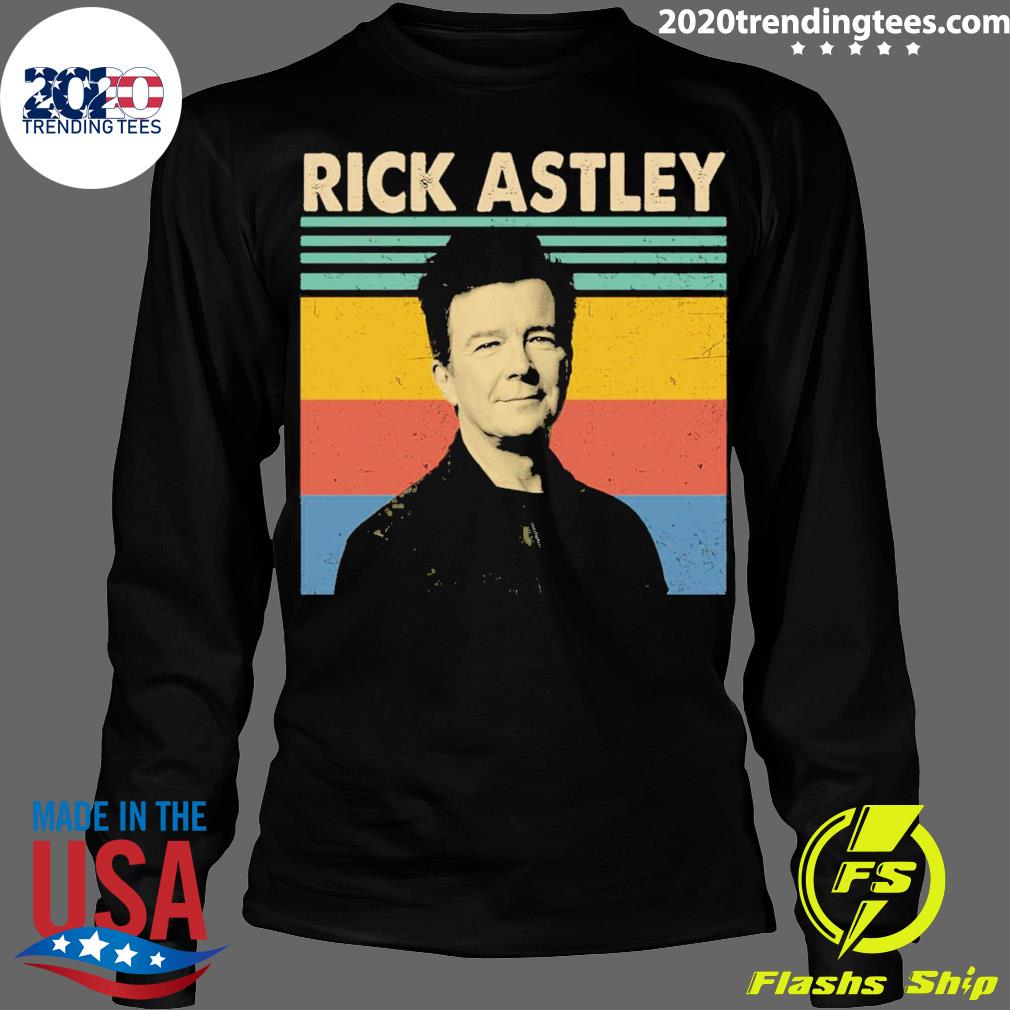 Official rick Astley Music Retro Vintage - Adult & Kids T-Shirts, Sweatshirts & Hoodies apparel design preview 4