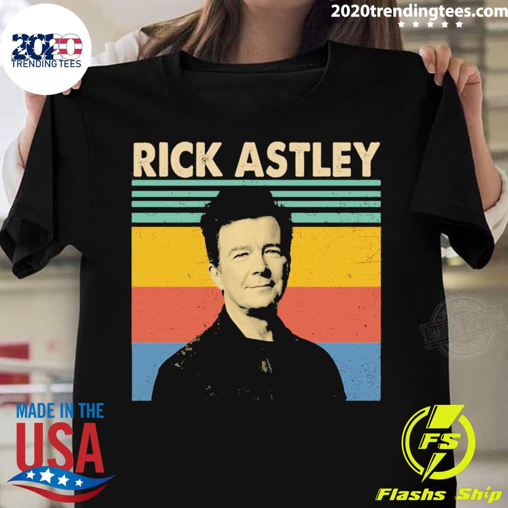Official rick Astley Music Retro Vintage - Adult & Kids T-Shirts, Sweatshirts & Hoodies apparel design preview 1