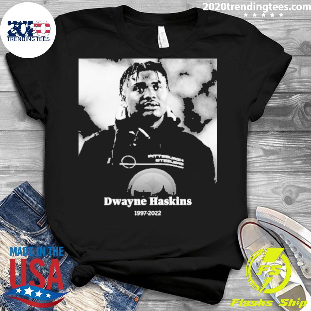 Official rip Dwayne Haskins 1997-2022 Pittsburgh - Adult & Kids T-Shirts, Sweatshirts & Hoodies apparel design preview 3