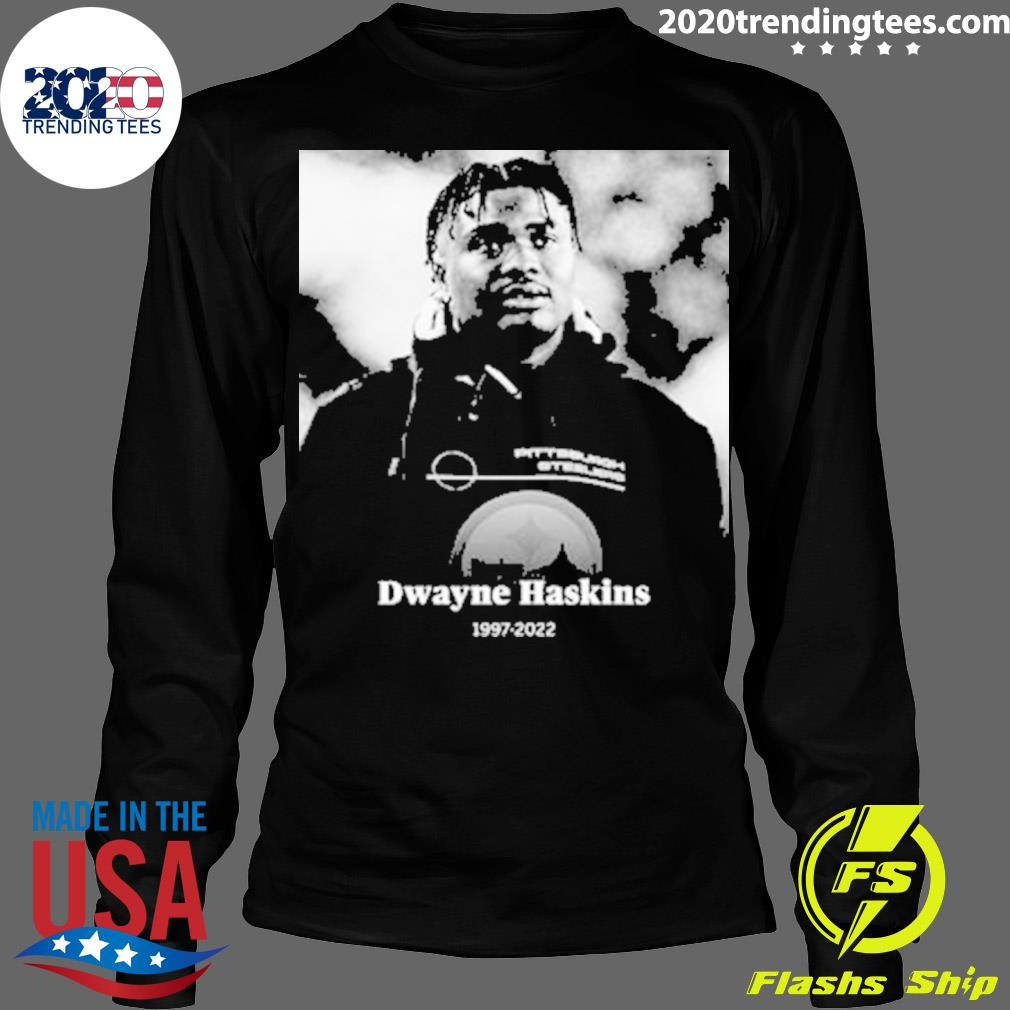 Official rip Dwayne Haskins 1997-2022 Pittsburgh - Adult & Kids T-Shirts, Sweatshirts & Hoodies apparel design preview 4