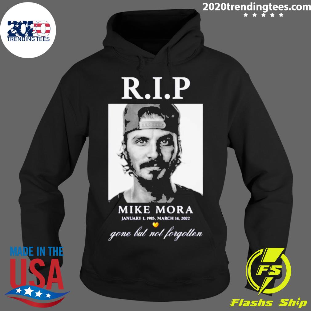 Official rip Mike Mora - Adult & Kids T-Shirts, Sweatshirts & Hoodies apparel design preview 2