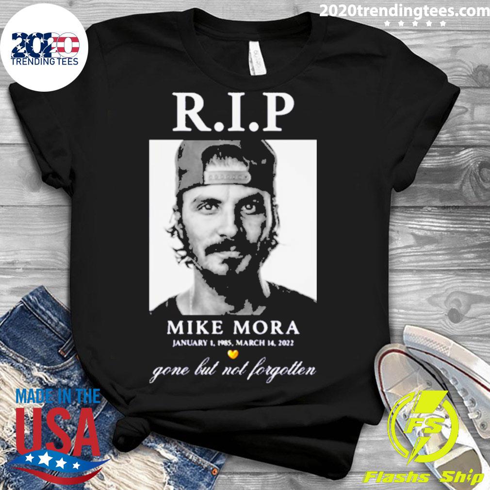 Official rip Mike Mora - Adult & Kids T-Shirts, Sweatshirts & Hoodies apparel design preview 3