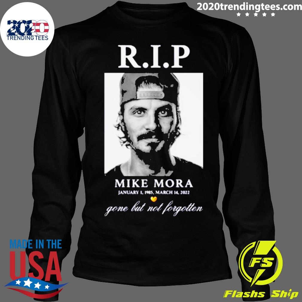 Official rip Mike Mora - Adult & Kids T-Shirts, Sweatshirts & Hoodies apparel design preview 4
