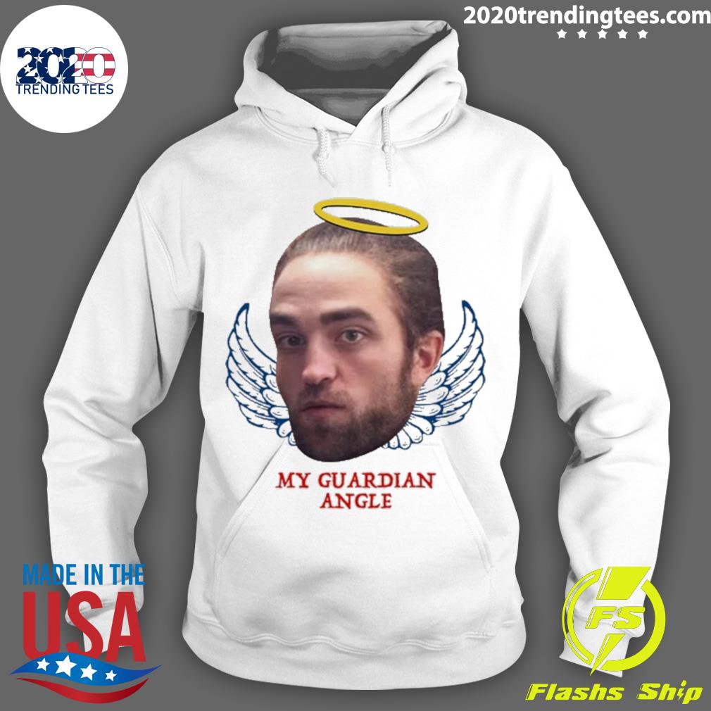 Official robert Pattinson Is My Guardian Angel - Adult & Kids T-Shirts, Sweatshirts & Hoodies apparel design preview 2